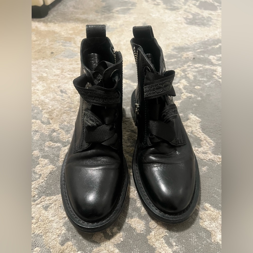 Zagdid & Volatire Black Leather Women's Boots
